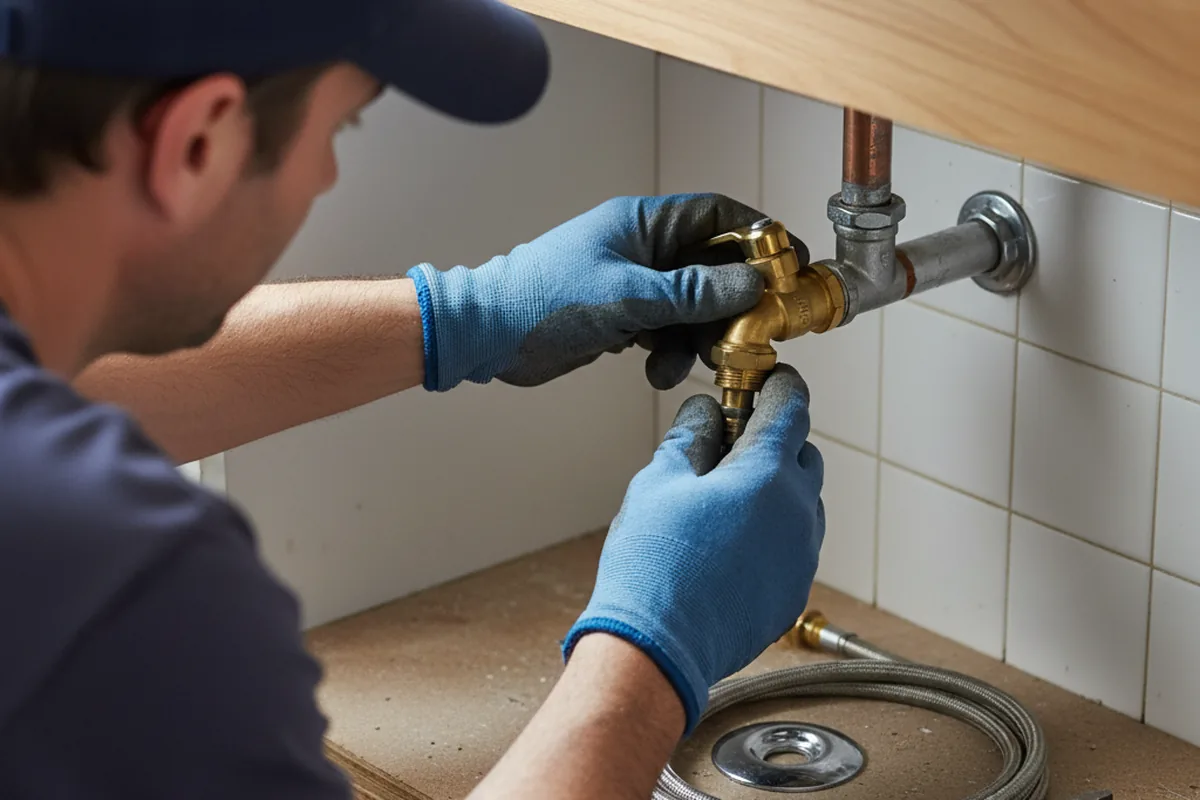 Shutoff valve and fitting work during Repiping in Port Orchard